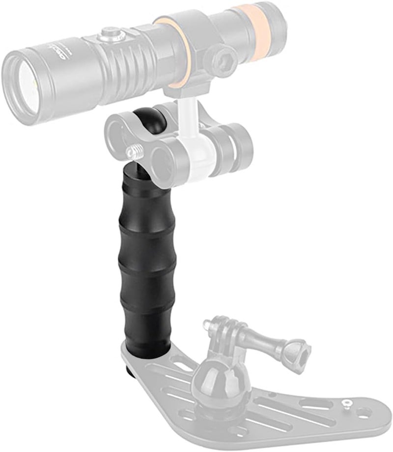 ORCATORCH ZJ12 Handle for Camera Tray, Universal Compatibility with Various Accessories, Easy Mounting of Ball Joint Clamps and Dive Lights for Underwater Photography - Image 2